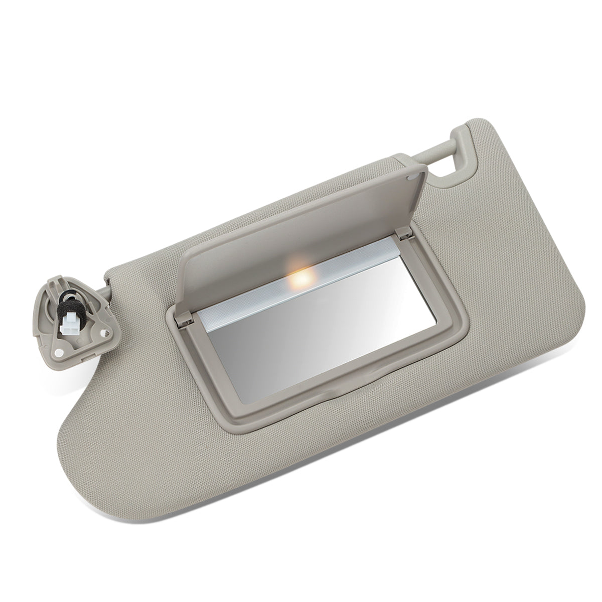 nan SUN VISOR - 13-18 NISSAN ALTIMA - FITS MODELS WITH LIGHTED MIRROR - GRAY