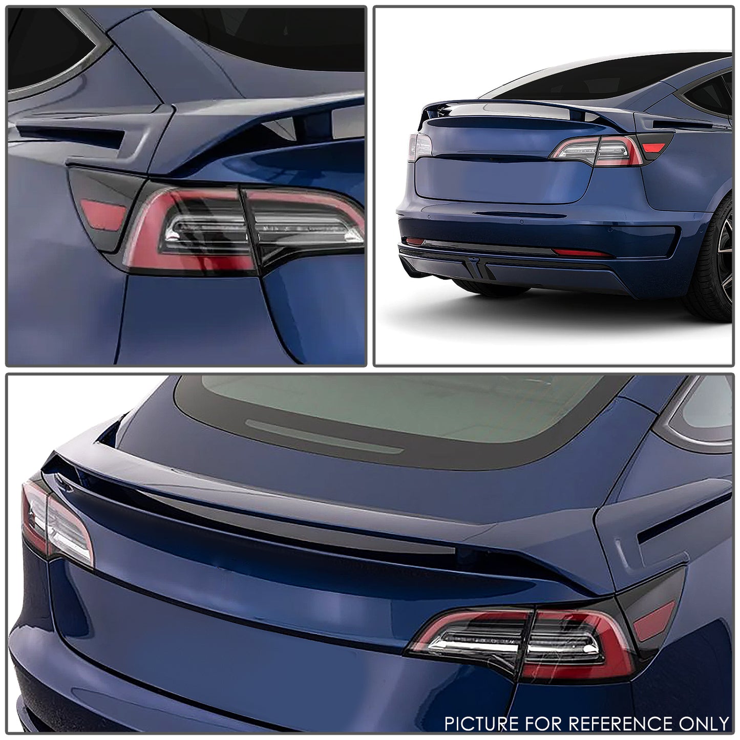 nan SPOILERS - 17-22 TESLA MODEL 3 - MATTE BLACK