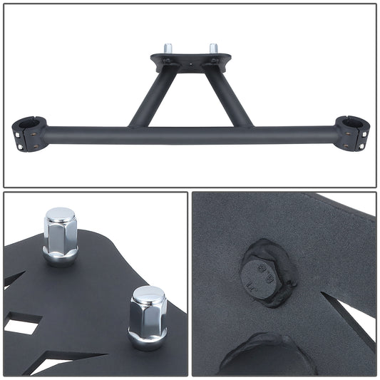 nan SPARE TIRE MOUNT - 14-19 POLARIS RZR XP - STEEL - POWDERCOATED BLACK