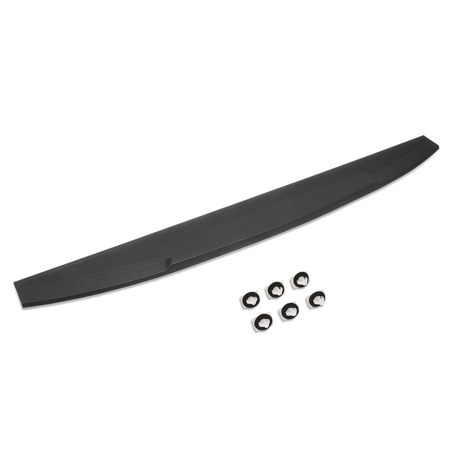 nan MOULDING TRIM - 19-21 CHEVY SILVERADO 1500/19-21GMC SIERRA 1500 - FITS STANDARD TAILGATE MODELS ONLY WITHOUT MULTI-PRO TAILGATE - ABS PLASTIC - TEXTURED BLACK