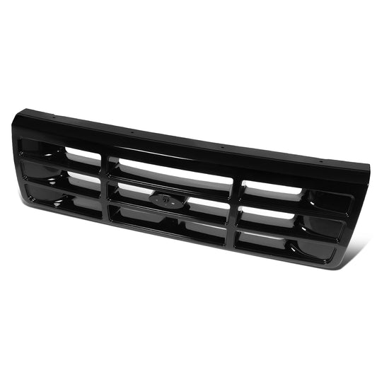 nan GRILLES - 92-96 FORD BRONCO/92-97 FORD F SUPER DUTY/92-96 FORD F-150/92-97 FORD F-250/92-97 FORD F-350/92-96 FORD F53/92-96 FORD F59 - ABS PLASTIC - GLOSSY BLACK