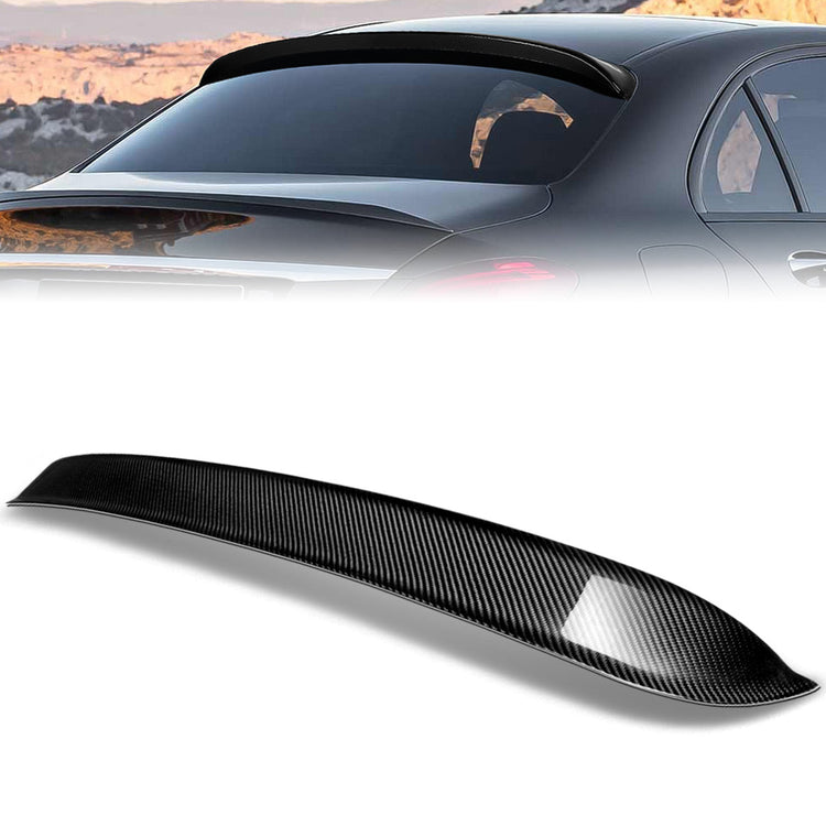 SPOILER CAR ROOF SPOILER - 15-21 MERCEDES-BENZ C63 AMG / 15-21 MERCEDES-BENZ C63 AMG S / 15-21 MERCEDES-BENZ C300 / 17-20 MERCEDES-BENZ C43 AMG / 15-19 MERCEDES-BENZ C180 / 15-20 MERCEDES-BENZ C200 / 15-18 MERCEDES-BENZ C250 / 16-18 MERCEDES-BENZ C350E /