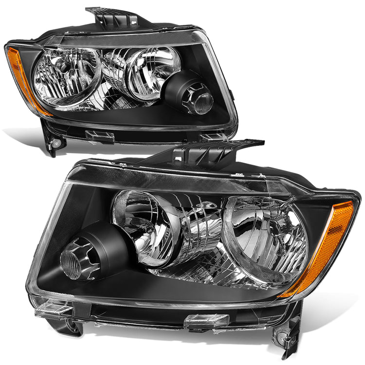 FAROS 11-13 JEEP GRAND CHEROKEE - H11 LOW BEAM / 9005 HIGH BEAM - BLACK HOUSING / AMBER CORNER