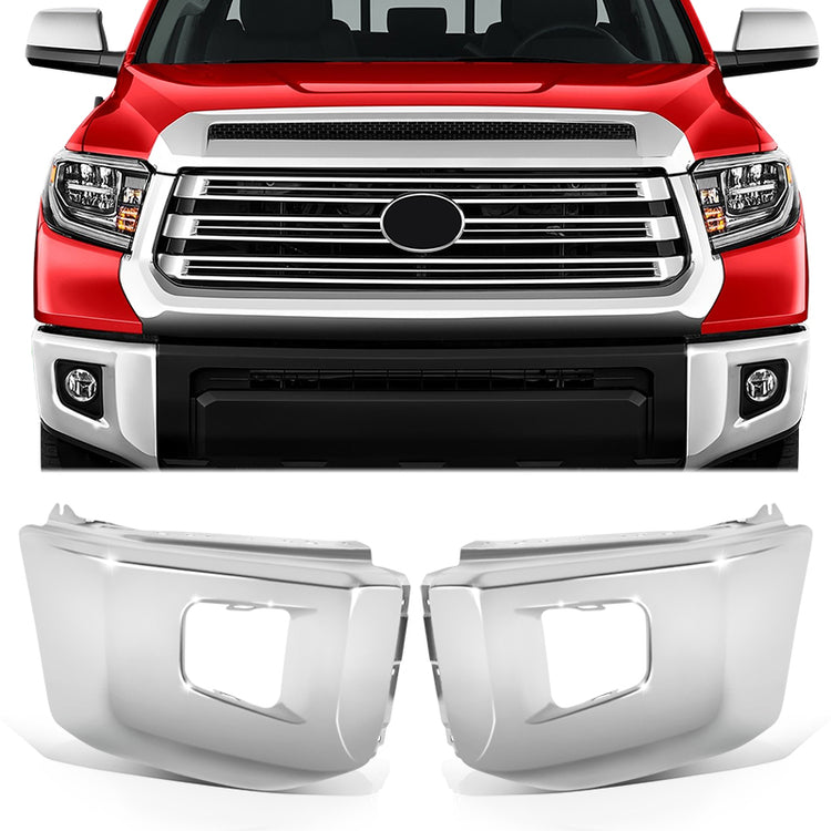 DEFENSA 14-21 TOYOTA TUNDRA ,CHROME,WITHOUT SENSOR HOLE - CHROME