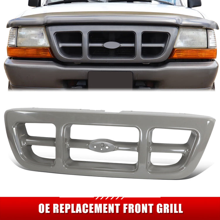 PARRILLA GRILLE - FD RANGR '98-'00/01-'03/04-05/ GRILLE ASS'Y 98-00/ MAT-GRAY (4WD)(XL)//PARTS.NO,FO1200343//OEM NO,F87Z8200JA