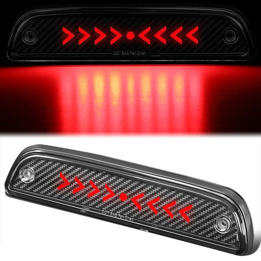 LUZ DE FRENO 95-15 TOYOTA TACOMA ALL MODELS / 16-PRESENT TACOMA ACCESS EXTENDED CAB - 3D - SEQUENTIAL ARROW LED - BLACK