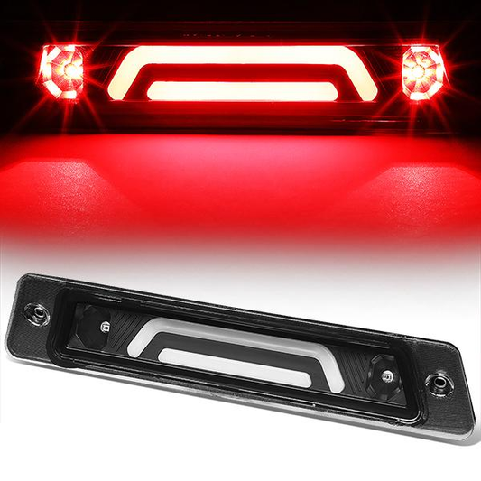 LUZ DE FRENO 87-93 FORD MUSTANG LX - FITS HATCHBACK MODELS WITH OEM SPOILER - PLUGS INTO FACTORY BULB SOCKET - 3D - LED - BLACK