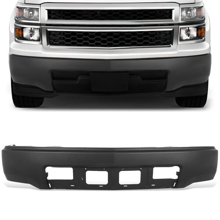 DEFENSA 14-15 CHEVROLET SILVERADO 1500 - FITS MODELS WITHOUT FOG LAMPS & PARKING AID SENSORS - BLACK