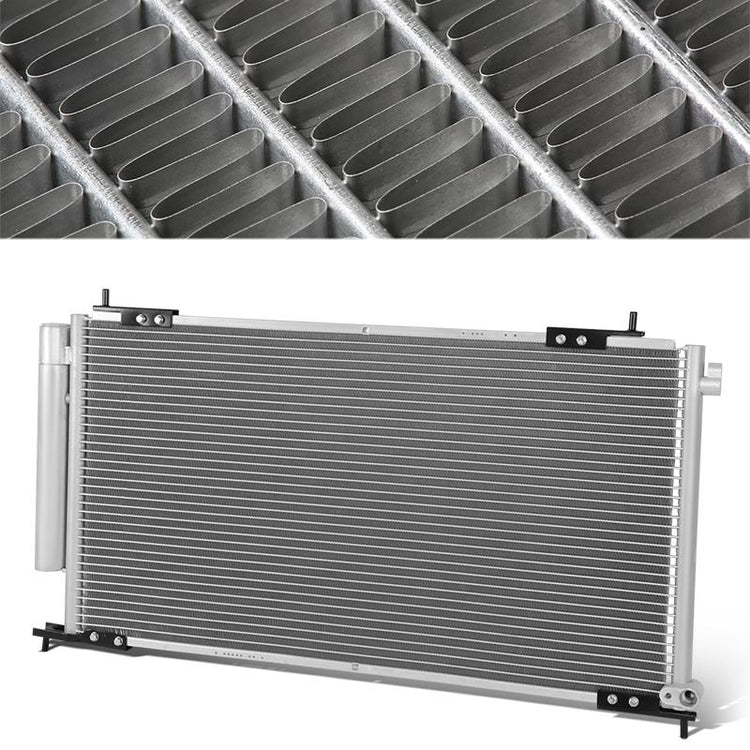 CONDENSADOR HONDA CR-V 2002-2006 / HONDA ELEMENT 2003-2011 - ALUMINUM - SILVER