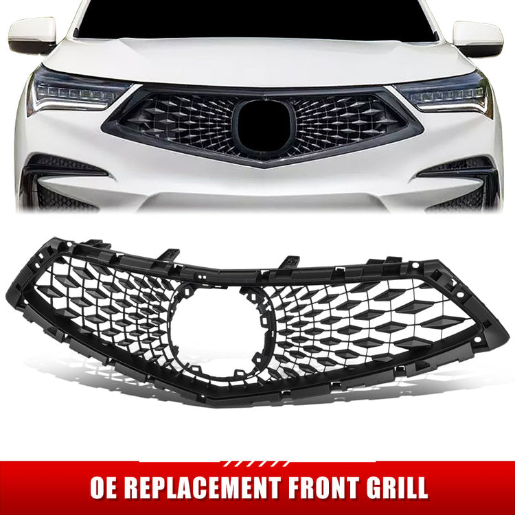 PARRILLA GRILLE - HD RDX '19-ON/ GRILLE ASS'Y/ W/PAINTED SILVER GRAY/ (A-SPEC)//PARTS.NO,AC1200133//OEM NO,71121TJBA50