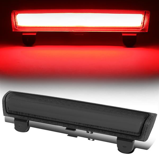LUZ DE FRENO 00-06 CHEVY SUBURBAN 1500, 2500, CHEVY TAHOE, GMC YUKON, GMC YUKON XL 1500, 2500 - FITS LIFTGATE MODEL REAR DOORS ONLY - LED STRIP - SMOKE