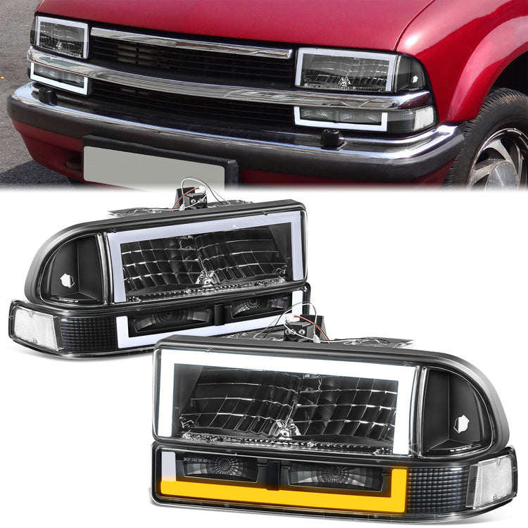 FAROS CLEAR LENS,CLEAR REFLECTOR,BLACK HOUSING,4PCS,LED BAR