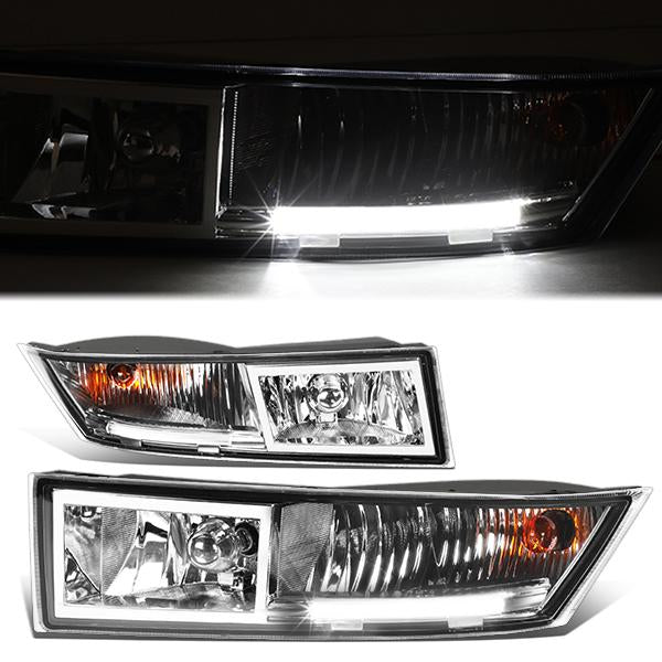 FAROS DE NIEBLA 07-13 CADILLAC ESCALADE EXT / 07-14 ESCALADE ESV - WITH SWITCH - CHROME / CLEAR