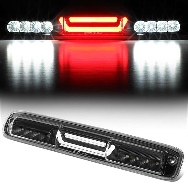 LUZ DE FRENO 99-06 CHEVY SILVERADO 1500, 2500, 3500, HD MODELS, GMC SIERRA 1500, 2500, 3500, HD MODELS / 2007 SILVERADO 1500, 2500, 3500, HD MODELS CLASSIC, SIERRA 1500, 2500, 3500 , HD MODELS CLASSIC - 3D - LED - BLACK