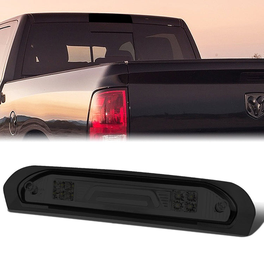 LUZ DE FRENO 02-08 DODGE RAM 1500 / 03-09 DODGE RAM 2500, 3500 - FITS MODELS WITH CARGO LIGHTS ONLY - 3D - LED - SMOKE