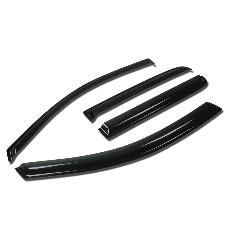 PROTECTOR DE VENTANA WINDOW VISORS - 04-14 NISSAN TITAN - 4PCS - CREW CAB - DARK SMOKE