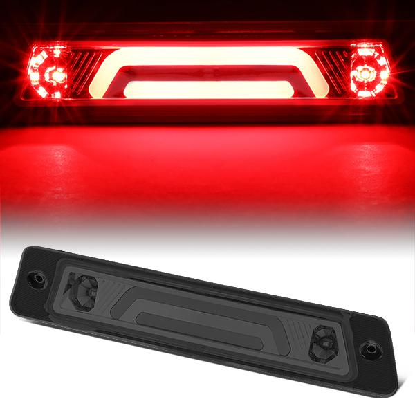 LUZ DE FRENO 87-93 FORD MUSTANG LX - FITS HATCHBACK MODELS WITH OEM SPOILER - PLUGS INTO FACTORY BULB SOCKET - 3D - LED - SMOKE