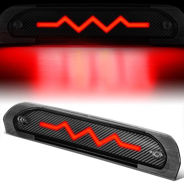LUZ DE FRENO 02-08 DODGE RAM 1500 / 03-09 DODGE RAM 2500, 3500 - 3D - LED - SEQUENTIAL HEARTBEAT LED - BLACK
