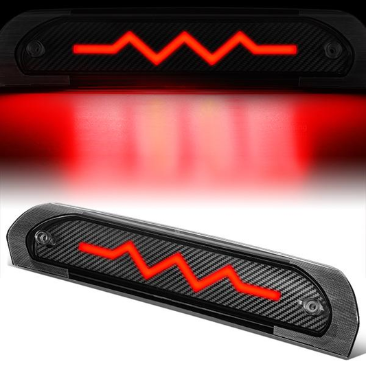 LUZ DE FRENO 02-08 DODGE RAM 1500 / 03-09 DODGE RAM 2500, 3500 - 3D - LED - SEQUENTIAL HEARTBEAT LED - BLACK