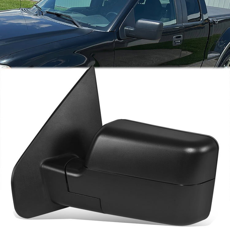 RETROVISOR MIRROR - OE STYLE - FORD F-150 04-08 - WITH POWER - DRIVER SIDE - PAINT TO MATCH - BLACK
