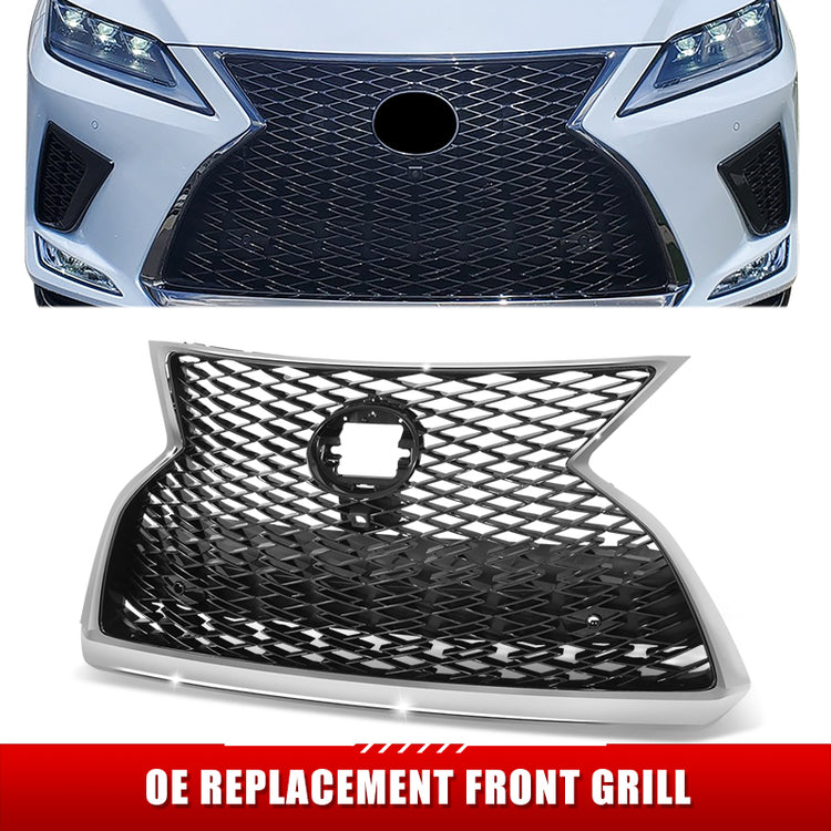 PARRILLA GRILLE - LX RX350/RX200T '16-'19/20-ON/ GRILLE ASS'Y 20-21/ W/DARK-CHROME/PRIMED-BLACK/ W/PARKING SENSORS/ W/FRONT VIEW CAMERA