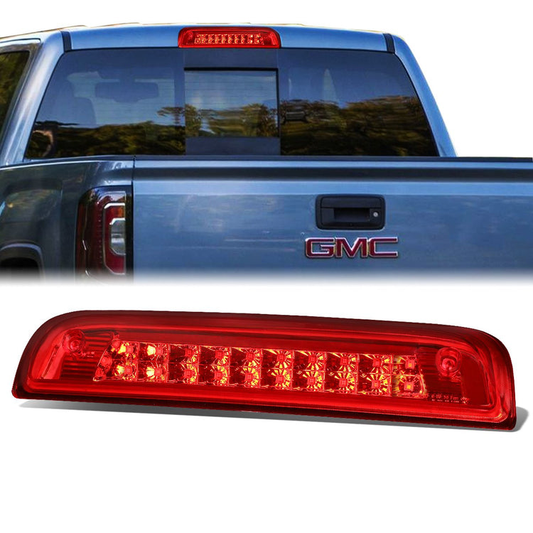 LUZ DE FRENO 14-20 CHEVY SILVERADO 1500, GMC SIERRA 1500 / 15-20 SILVERADO 2500HD, 3500HD, SIERRA 2500HD, 3500HD / 2019 SIERRA 1500 LIMITED - FITS MODELS WITH CARGO LIGHT - LED - RED
