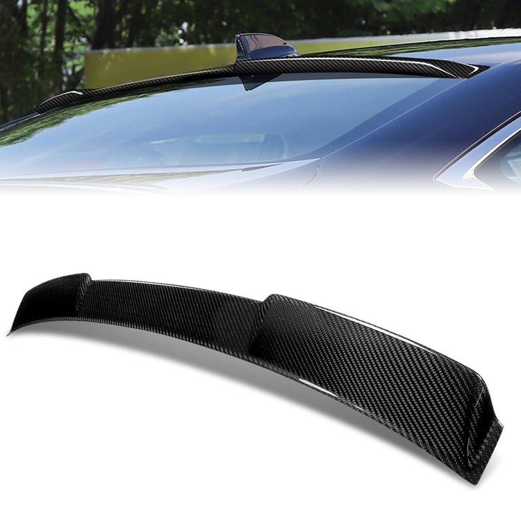 SPOILER CAR ROOF SPOILER - 22-23 HONDA CIVIC SEDAN - CARBON FIBER BLACK
