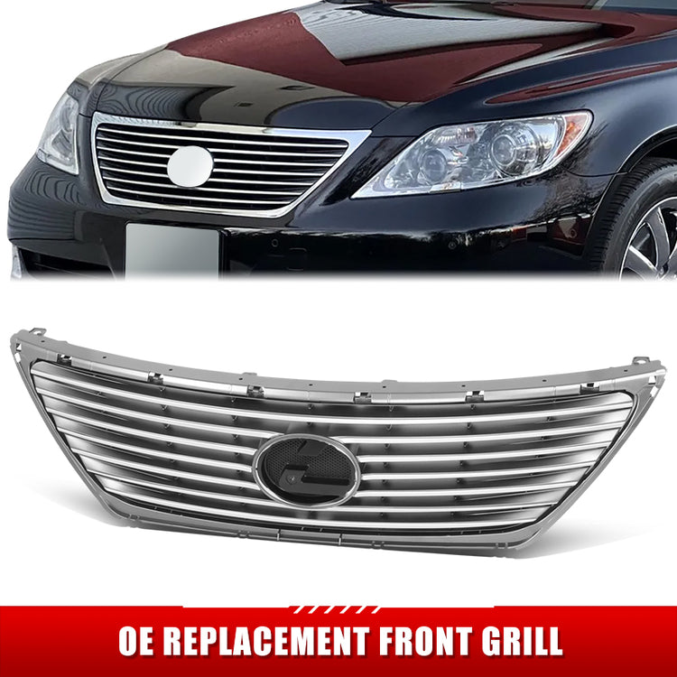 PARRILLA GRILLE - LX LS460 '07-'12/ GRILLE ASS'Y 07-09/ GRAY W/CHROME MOULDIDNG/ W/O PRE-COLLISION SYSTEM//PARTS.NO,LX1200133//OEM NO,5311250120