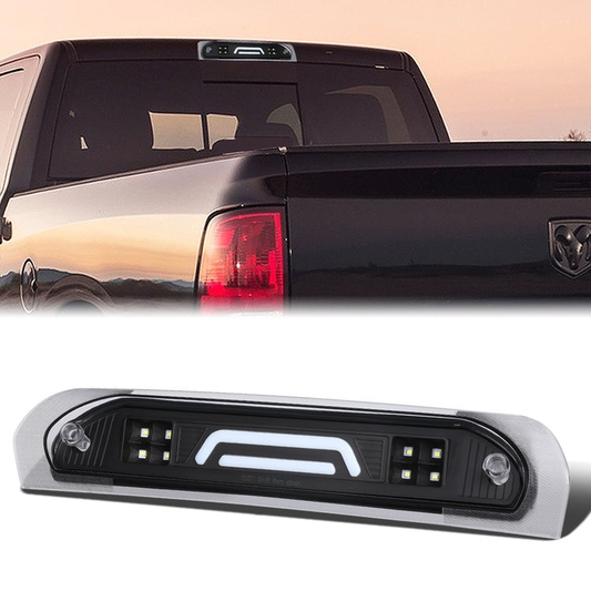 LUZ DE FRENO 02-08 DODGE RAM 1500 / 03-09 DODGE RAM 2500, 3500 - FITS MODELS WITH CARGO LIGHTS ONLY - 3D - LED - BLACK