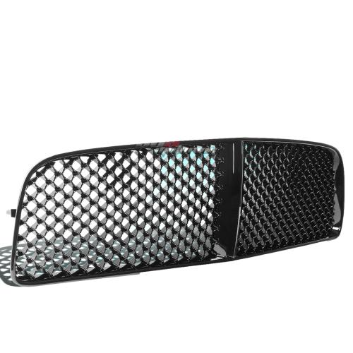 PARRILLA GRILLE - 06-10 DODGE CHARGER - HONEYCOMB MESH STYLE - ABS - GLOSSY - FITS 1ST GEN. LX MODELS ONLY - BLACK