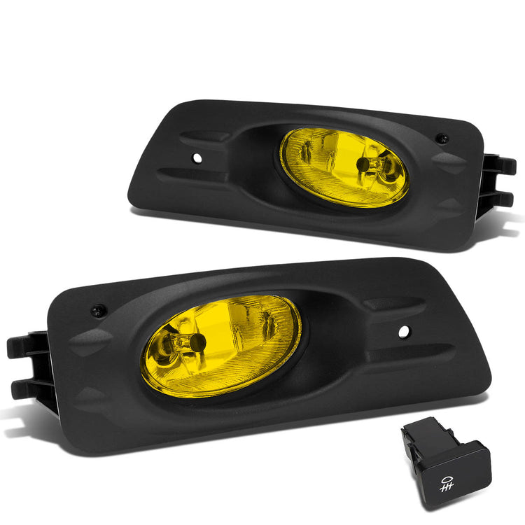 FAROS DE NIEBLA 06-07 HONDA ACCORD 4-DOOR - W/ SWITCH - H11 BULB - AMBER