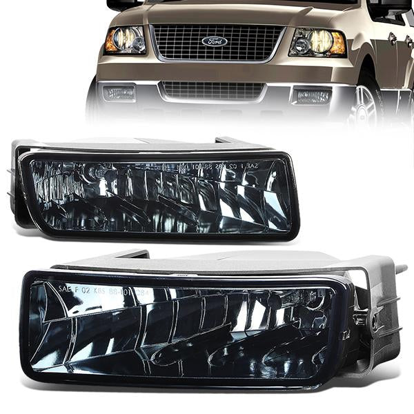 FAROS DE NIEBLA 03-06 FORD EXPEDITION 4-DOOR - NO SWITCH - H10 BULB - SMOKE