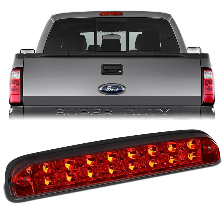 LUZ DE FRENO 93-11 FORD RANGER / 99-16 FORD F-250, F-350, F-450, F-550 SUPER DUTY / 95-03 MAZDA B2300, B2500, B3000, B4000 - LED - RED