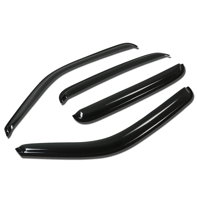 PROTECTOR DE VENTANA WINDOW VISORS - 00-06 CHEVY TAHOE, GMC YUKON / 02-06 CADILLAC ESCALADE, ESCALADE ESV, ESCALADE EXT - 4PCS - DARK SMOKE