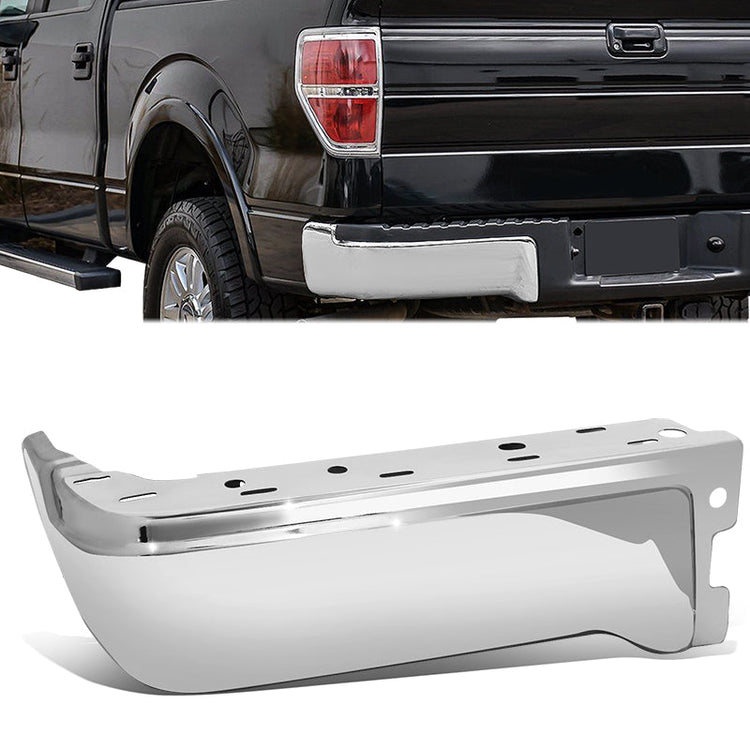DEFENSA 09-14 FORD F-150, FITS FLEETSIDE MODELS ONLY WITHOUT PARKING SENSOR HOLES - CHROME - LEFT