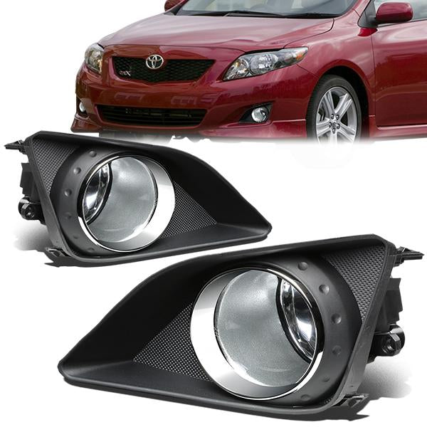 FAROS DE NIEBLA 09-10 TOYOTA COROLLA 4-DOOR - W/ SWITCH - H11 BULB - CLEAR