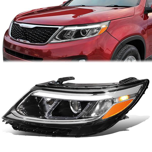 FAROS OE STYLE - 14-15 KIA SORENTO - WITH HALOGEN HEADLIGHTS W/ LED DRL - LEFT