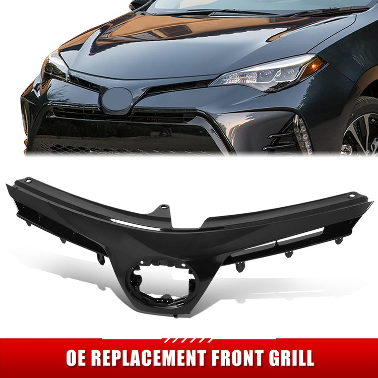 PARRILLA GRILLE - TY CORLA ALTIS '14-16/17-19/ GRILLE ASS'Y 17-19/ PAINTED BLACK W/CHROME MLDG/ (SE|XSE)//PARTS.NO,TO1200423//OEM NO,5310502010C0