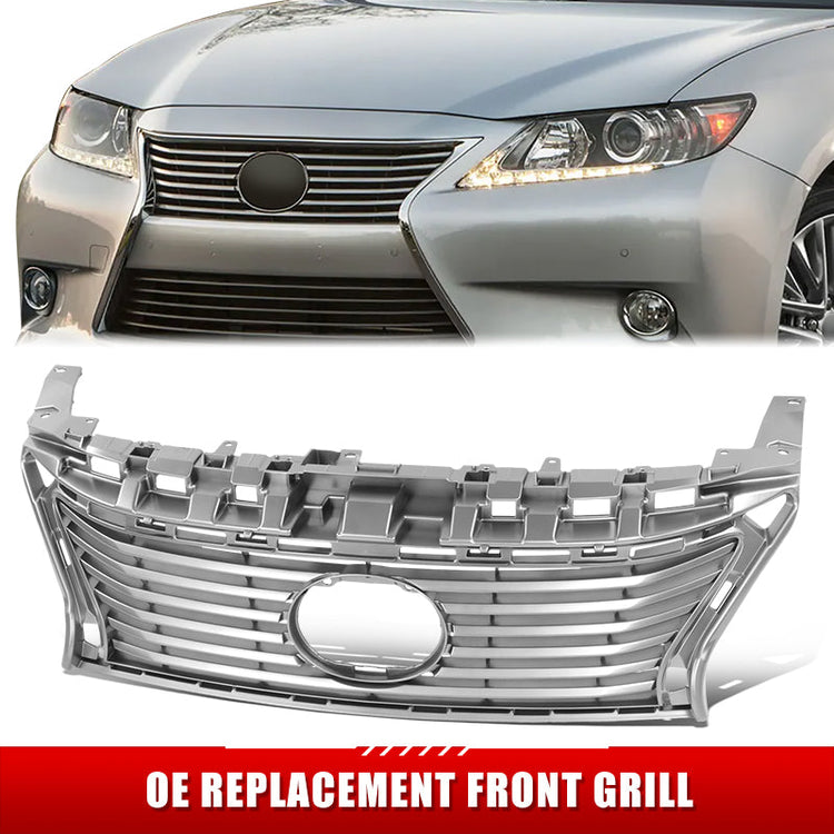 PARRILLA GRILLE - LX ES350/ES300H '13-'15/'16-18/ GRILLE ASS'Y 13-15/ PAINTED SILVER/ (W/O CRAFTED LINE)//PARTS.NO,LX1200146//OEM NO,5311133440
