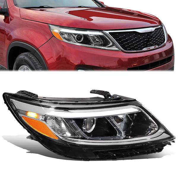 FAROS OE STYLE - 14-15 KIA SORENTO - WITH HALOGEN HEADLIGHTS W/ LED DRL - RIGHT