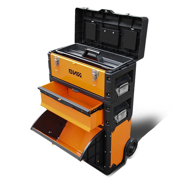 HERRAMIENTAS 3-TIER - W/ EXTENDABLE HANDLE - ORANGE