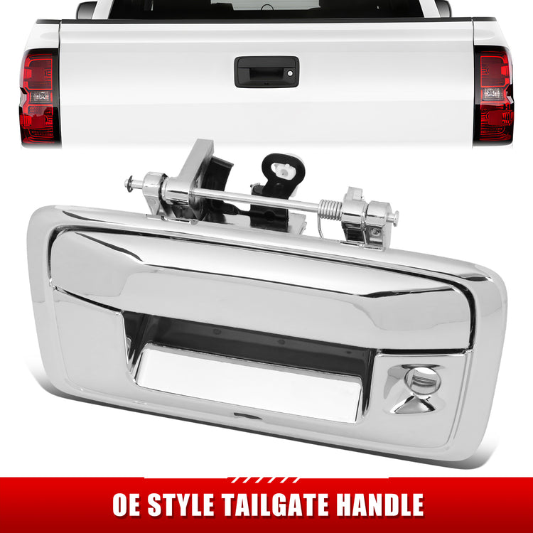 MANIJA DOOR HANDLE COVERS - CHEVY COLORADO 15-19/GMC CANYON 15-20 - ABS PLASTIC / STAINLESS STEEL - CHROME