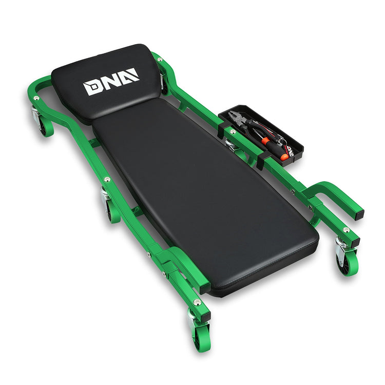HERRAMIENTAS CAR CREEPER AND SEAT - GREEN