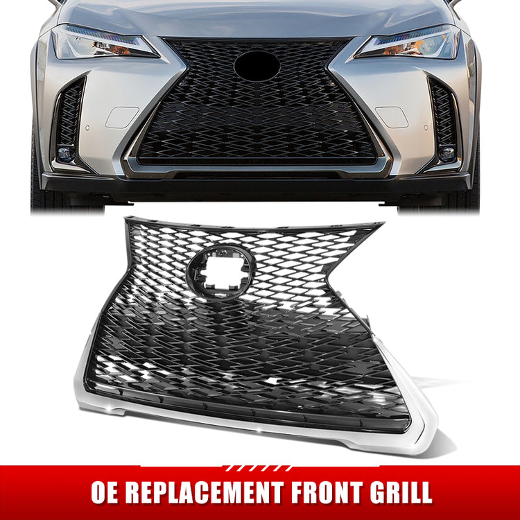 PARRILLA GRILLE - LX UX '18-'21/ GRILLE ASS'Y/ BRIGHT DARK GRAY/ W/CHROME/BLACK MOULDING/ W/O PARK DISTANCE SENSORS/W/F SPORT PKG (EU=USA)//PARTS.NO,LX1200205//OEM NO,5310176370