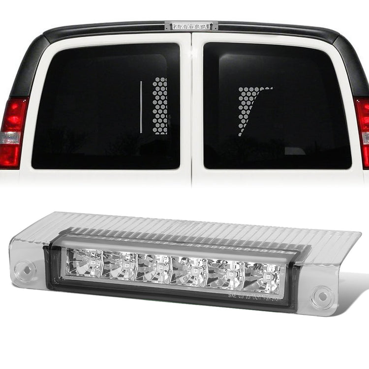 LUZ DE FRENO 13-17 CHEVY EXPRESS 1500, 2500, 3500 / GMC SAVANA 1500, 2500, 3500 - LED - CHROME