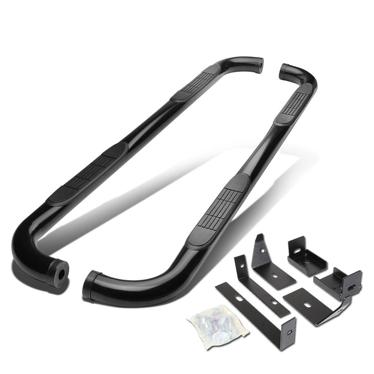 ESTRIBOS 3" - ROUND - 90 DEG - 03-08 NISSAN MURANO - BLACK