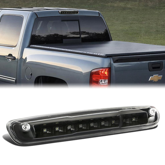 LUZ DE FRENO 07-13 CHEVY SILVERADO 1500, 1500HD, GMC SIERRA 1500, 1500HD / 07-14 SILVERADO 2500, 3500, HD MODELS, SIERRA 2500, 3500, HD MODELS / 09-10 HUMMER H3T - LED - BLACK
