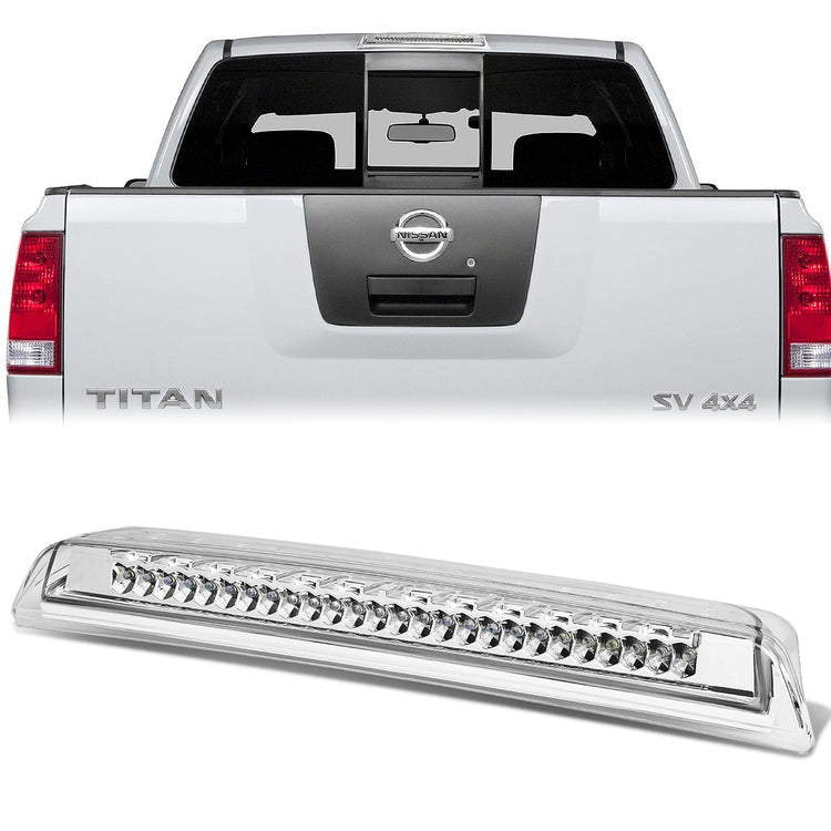 LUZ DE FRENO 04-15 NISSAN TITAN / 05-21 FRONTIER - LED - CHROME
