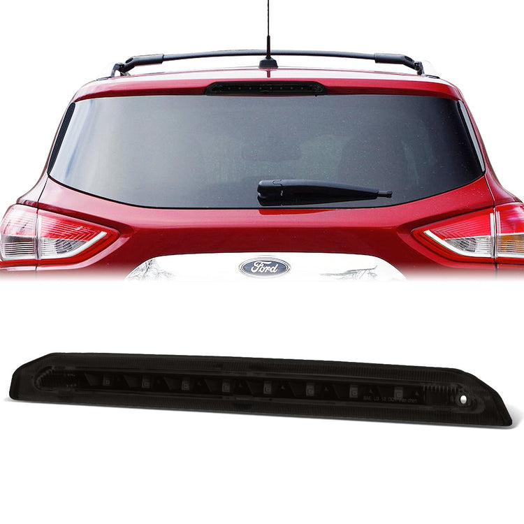 LUZ DE FRENO 13-18 FORD ESCAPE - LED - BLACK / SMOKE