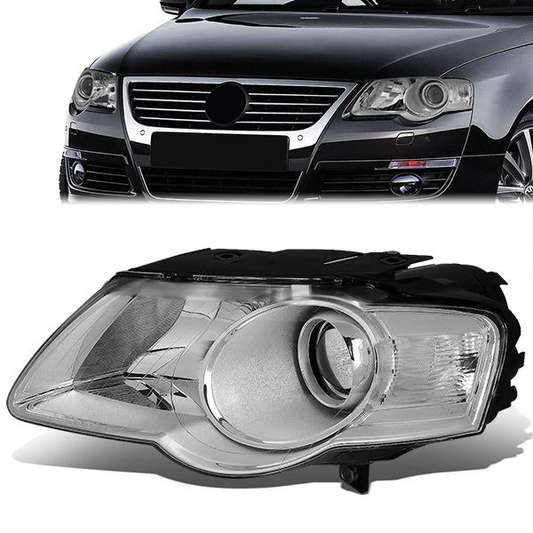 FAROS OE STYLE - 06-10 VOLKWAGEN PASSAT - FITS MODELS W/ HALOGEN HEADLIGHTS - H7 LOW BEAM / H7 HIGH BEAM - LEFT